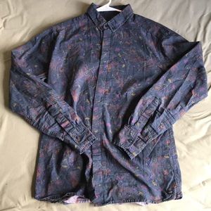 Globe - Floral Buttondown Shirt SIZE M